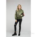 2021 Autumn Loose Zipper Bomber Jacket for Women